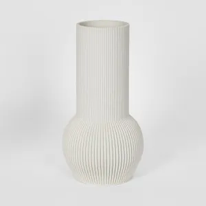 Hend 3D Vase LGE White by Florabelle Living, a Vases & Jars for sale on Style Sourcebook