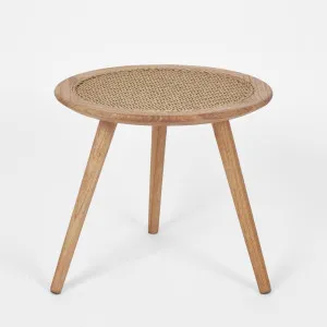 Cove Teak & Synthetic Side Table Natural - Outdoor by Florabelle Living, a Coffee Table for sale on Style Sourcebook