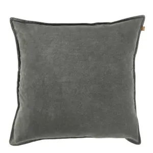 Velvet Euro Cushion Slate by Florabelle Living, a Cushions, Decorative Pillows for sale on Style Sourcebook
