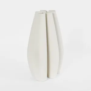 Gatta 3D Vase LGE White by Florabelle Living, a Vases & Jars for sale on Style Sourcebook