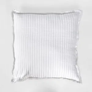 Ribbed Cushion White by Florabelle Living, a Cushions, Decorative Pillows for sale on Style Sourcebook