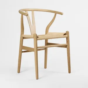 Atlas Dining Chair Ash Frame Natural Seat by Florabelle Living, a Chairs for sale on Style Sourcebook