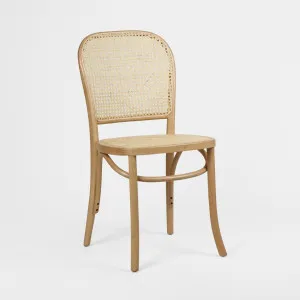 Nook Dining Chair Elm Frame Natural Seat by Florabelle Living, a Chairs for sale on Style Sourcebook