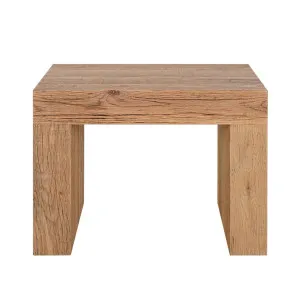 Savannah Reclaimed Oak Side Table 62Cm by Florabelle Living, a Coffee Table for sale on Style Sourcebook