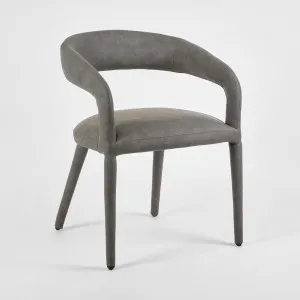 Nolan Dining Chair Black PU by Florabelle Living, a Chairs for sale on Style Sourcebook