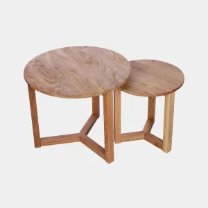 Oslo Set of 2 Side Tables Lacquered Finish by Florabelle Living, a Coffee Table for sale on Style Sourcebook