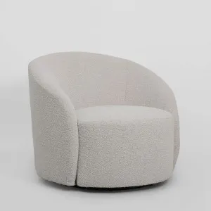 Sierra Swivel ArmChair Boucle by Florabelle Living, a Chairs for sale on Style Sourcebook