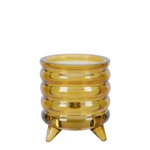 Ripple Tealight Holder Small Sienna by Florabelle Living, a Lanterns for sale on Style Sourcebook