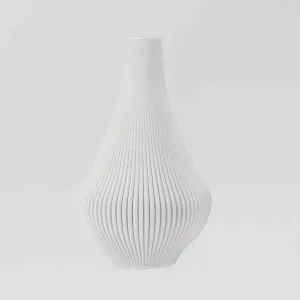 Verne 3D Vase LGE White by Florabelle Living, a Vases & Jars for sale on Style Sourcebook