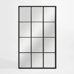 Kings Rectangular Outdoor Mirror Black by Florabelle Living, a Mirrors for sale on Style Sourcebook