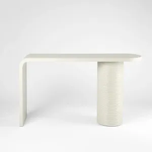 Leo Console Table Ecru by Florabelle Living, a Console Table for sale on Style Sourcebook