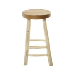 Teak Stool Lacquered Medium by Florabelle Living, a Stools for sale on Style Sourcebook