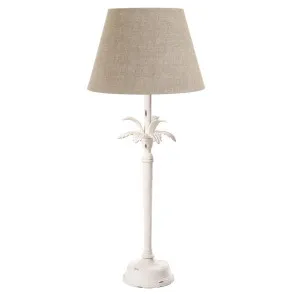 Casablanca Table Lamp Base White- Base Only by Florabelle Living, a Table & Bedside Lamps for sale on Style Sourcebook