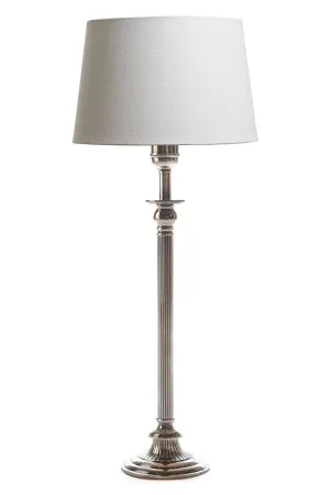 Chelsea Table Lamp Base Antique Silver- Base Only by Florabelle Living, a Table & Bedside Lamps for sale on Style Sourcebook