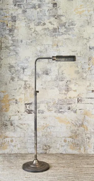 Brooklyn Floor Lamp Antique Silver by Florabelle Living, a Floor Lamps for sale on Style Sourcebook