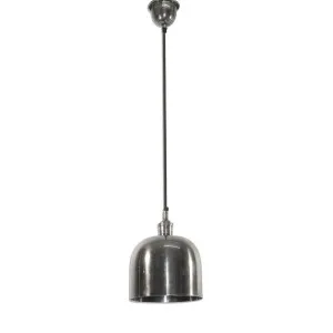 Delta Dome Ceiling Pendant Medium Antique Silver by Florabelle Living, a Pendant Lighting for sale on Style Sourcebook