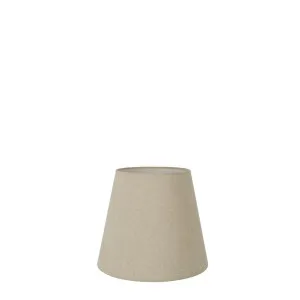 Linen Taper Lamp Shade XXXS Dark Natural by Florabelle Living, a Lamp Shades for sale on Style Sourcebook