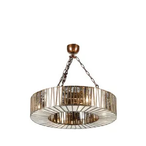 Chelton Ceiling Pendant Small Brass by Florabelle Living, a Pendant Lighting for sale on Style Sourcebook