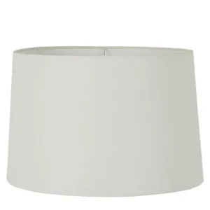 Linen Drum Lamp Shade XXL Ivory by Florabelle Living, a Lamp Shades for sale on Style Sourcebook