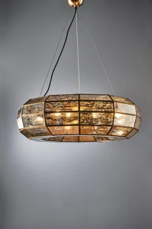 Victoria Ceiling Pendant Small Antique Brass by Florabelle Living, a Pendant Lighting for sale on Style Sourcebook