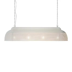 Riva Ceiling Pendant Extra Long Matt White by Florabelle Living, a Pendant Lighting for sale on Style Sourcebook