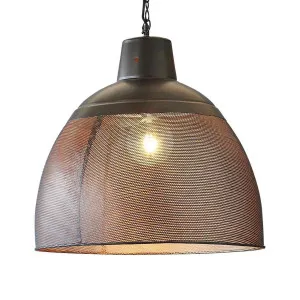 Riva Ceiling Pendant Large Black and Gold by Florabelle Living, a Pendant Lighting for sale on Style Sourcebook