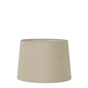 Linen Drum Lamp Shade Small Dark Natural Linen by Florabelle Living, a Lamp Shades for sale on Style Sourcebook