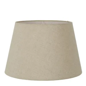 Linen Taper Lamp Shade XL Dark Natural by Florabelle Living, a Lamp Shades for sale on Style Sourcebook