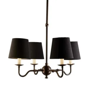 Milton Chandelier Bronze by Emac & Lawton, a Lighting for sale on Style Sourcebook