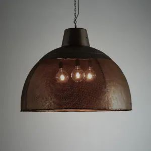 Riva Ceiling Pendant Extra Large Matt Black and Gold by Florabelle Living, a Pendant Lighting for sale on Style Sourcebook