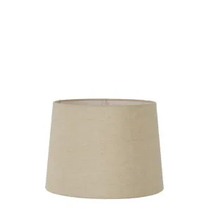 Linen Drum Lamp Shade XS Dark Natural by Florabelle Living, a Lamp Shades for sale on Style Sourcebook