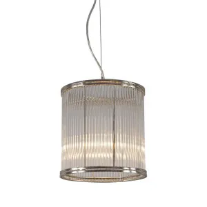 Denzel Ceiling Pendant Medium Nickel by Emac & Lawton, a Lighting for sale on Style Sourcebook