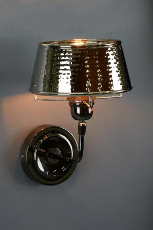 Jacobsen Wall Light Nickel by Florabelle Living, a Wall Lighting for sale on Style Sourcebook