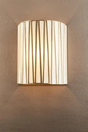 Destiny Half Round Wall Light Brass by Florabelle Living, a Wall Lighting for sale on Style Sourcebook