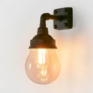 Dover Outdoor Wall Light Black by Emac & Lawton, a Lighting for sale on Style Sourcebook