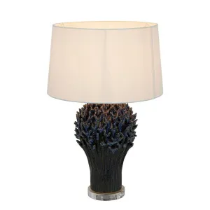Staghorn Coral Ceramic Table Lamp Base Blue- Base Only by Florabelle Living, a Table & Bedside Lamps for sale on Style Sourcebook