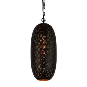 Anaconda Ceiling Pendant Black by Florabelle Living, a Pendant Lighting for sale on Style Sourcebook