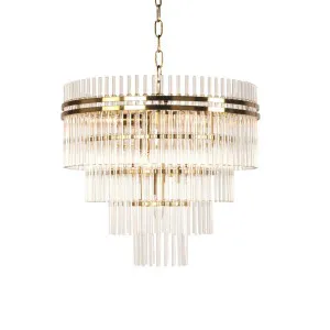 Infinity Chandelier Brass by Florabelle Living, a Chandeliers for sale on Style Sourcebook