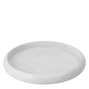 Santiago Marble Tray Medium White by Florabelle Living, a Trays for sale on Style Sourcebook