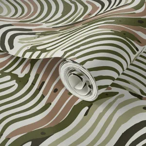 Erosion Wallpaper - Olive by Grace Garrett, a Wallpaper for sale on Style Sourcebook