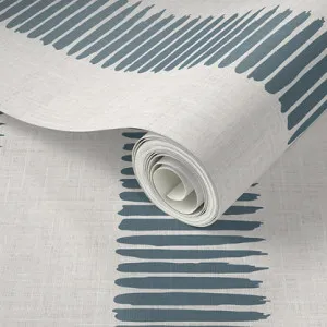 Fence Line Wallpaper - Wayfairer by Grace Garrett, a Wallpaper for sale on Style Sourcebook