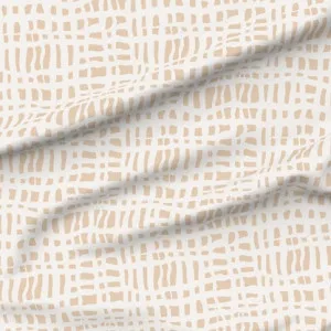 Garden Lattice Fabric - Sand by Grace Garrett, a Fabrics for sale on Style Sourcebook