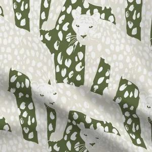 Garden Safari Fabric - OLIVE by Grace Garrett, a Fabrics for sale on Style Sourcebook