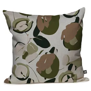 Macadamia Cushion - Olive by Grace Garrett, a Cushions, Decorative Pillows for sale on Style Sourcebook