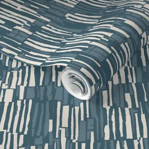 Stone Wall Wallpaper - Wayfairer by Grace Garrett, a Wallpaper for sale on Style Sourcebook