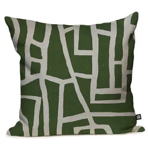 Wandering Vines Cushion - Greenhouse by Grace Garrett, a Cushions, Decorative Pillows for sale on Style Sourcebook