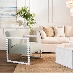 Bobbin Hamptons Armchair by OneWorld Collection, a Chairs for sale on Style Sourcebook