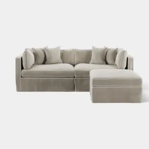 Marbella Modular 4 Seater Sofa Reversible Ottoman Chaise by OneWorld Collection, a Sofas for sale on Style Sourcebook