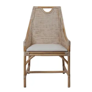 William Bamboo Dining Chair Natural by OneWorld Collection, a Dining Chairs for sale on Style Sourcebook