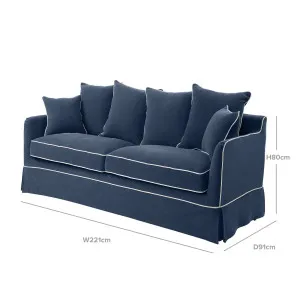 Noosa Hamptons 3 Seat Queen Sofa Bed by OneWorld Collection, a Sofa Beds for sale on Style Sourcebook